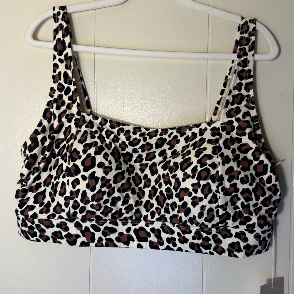 Kona Sol Animal Print Bikini Top